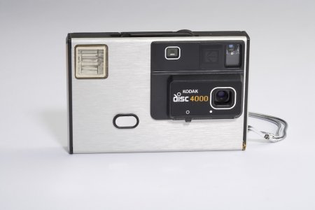 Kodak Disc 4000 was released in 1982 and Kodak sold 25 million disc cameras before phasing the...jpg