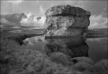 Sehlabathebe Face Rock Afternoon Mist.jpg