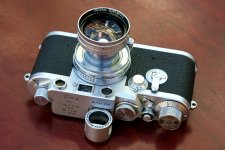 Leica IIIf ST RD + 50mm Summitar f2 + SBOOI finder.JPG