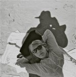 a shadow of my present self and my best buddy....jpg